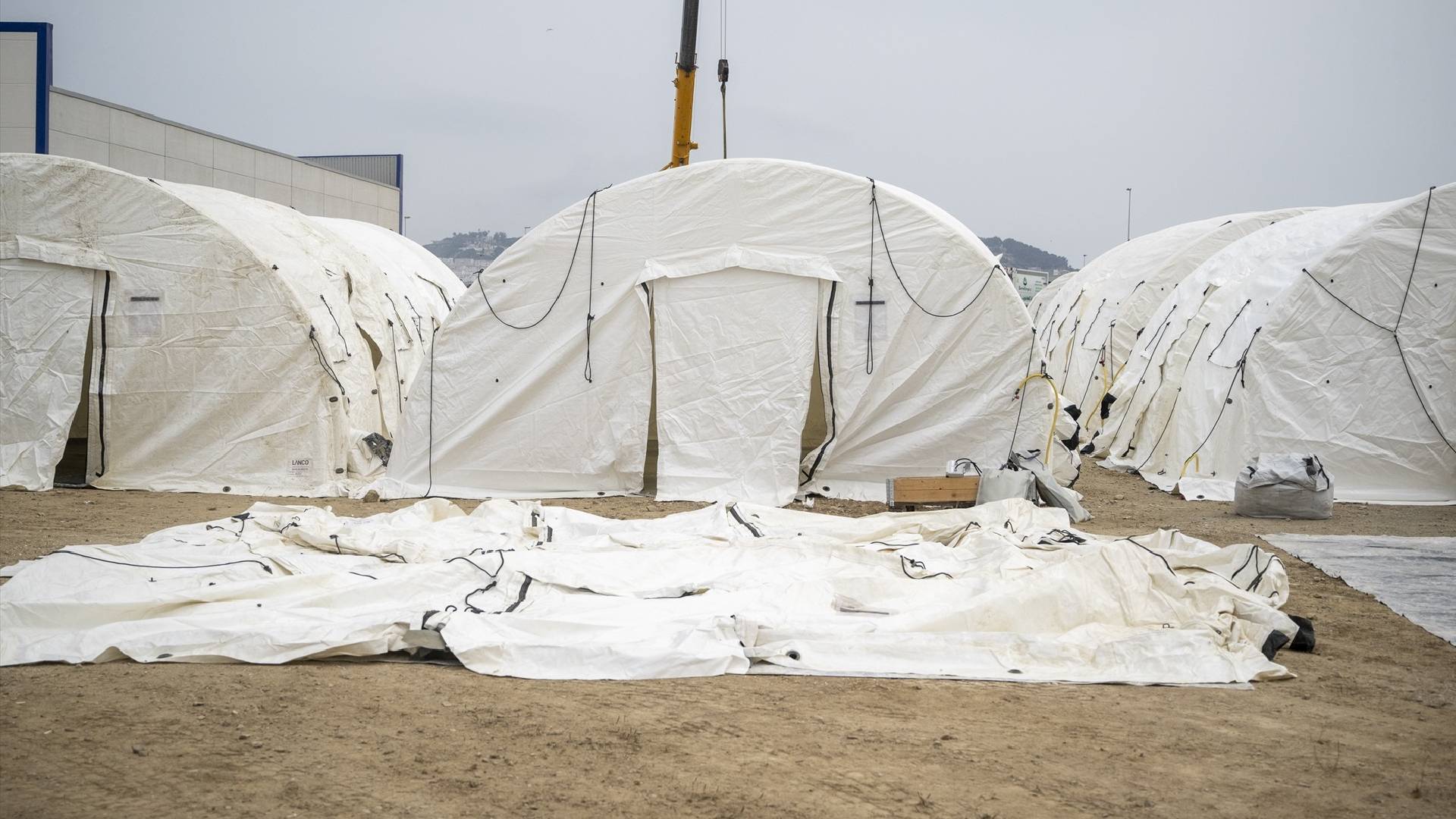 Las carpas en el puerto de Ceuta serán «temporales»: «Cuanto antes los filiemos antes serán devueltos»
