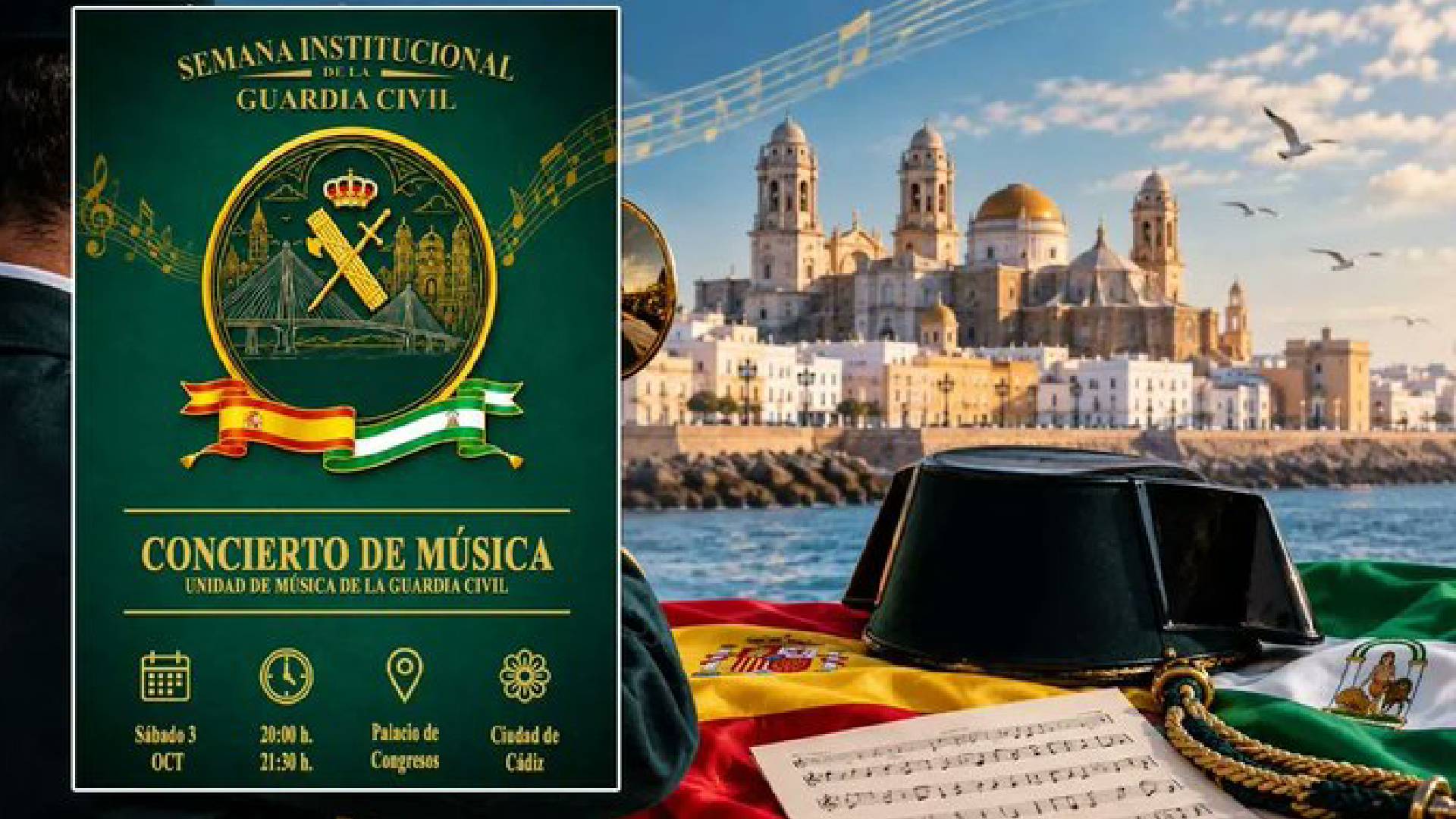 Cádiz se convierte en el epicentro nacional de la Guardia Civil con una semana de actos por su Patrona