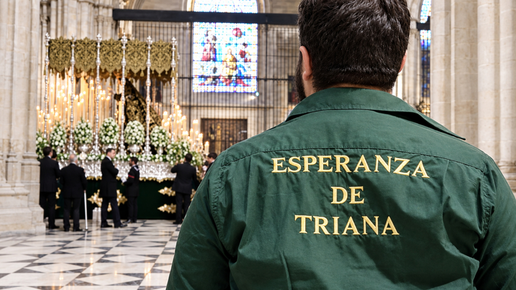 Feliciano Fernández cumple su promesa y la Esperanza de Triana deroga las normas de los costaleros