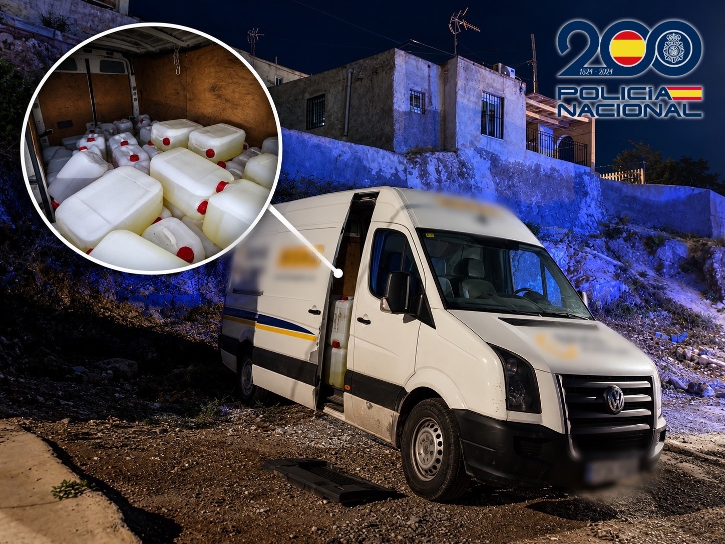 Intervenidos más de 3.000 litros de gasolina vinculados al ‘petaqueo’ en Almería