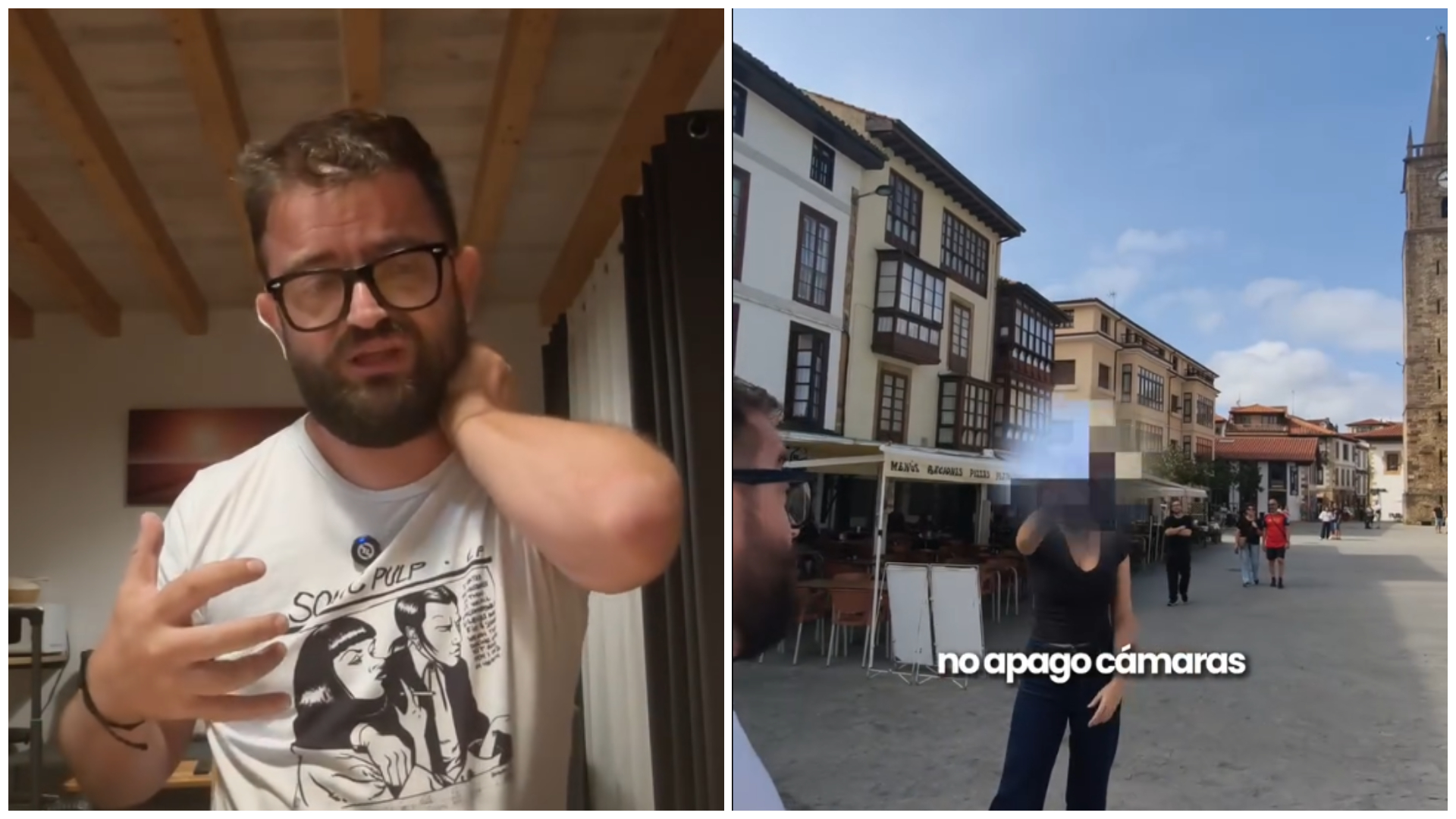 Los dueños y camareros de un bar de Cantabria empujan y tratan de hacer un mataleón al youtuber gastronómico Cocituber por una mala reseña