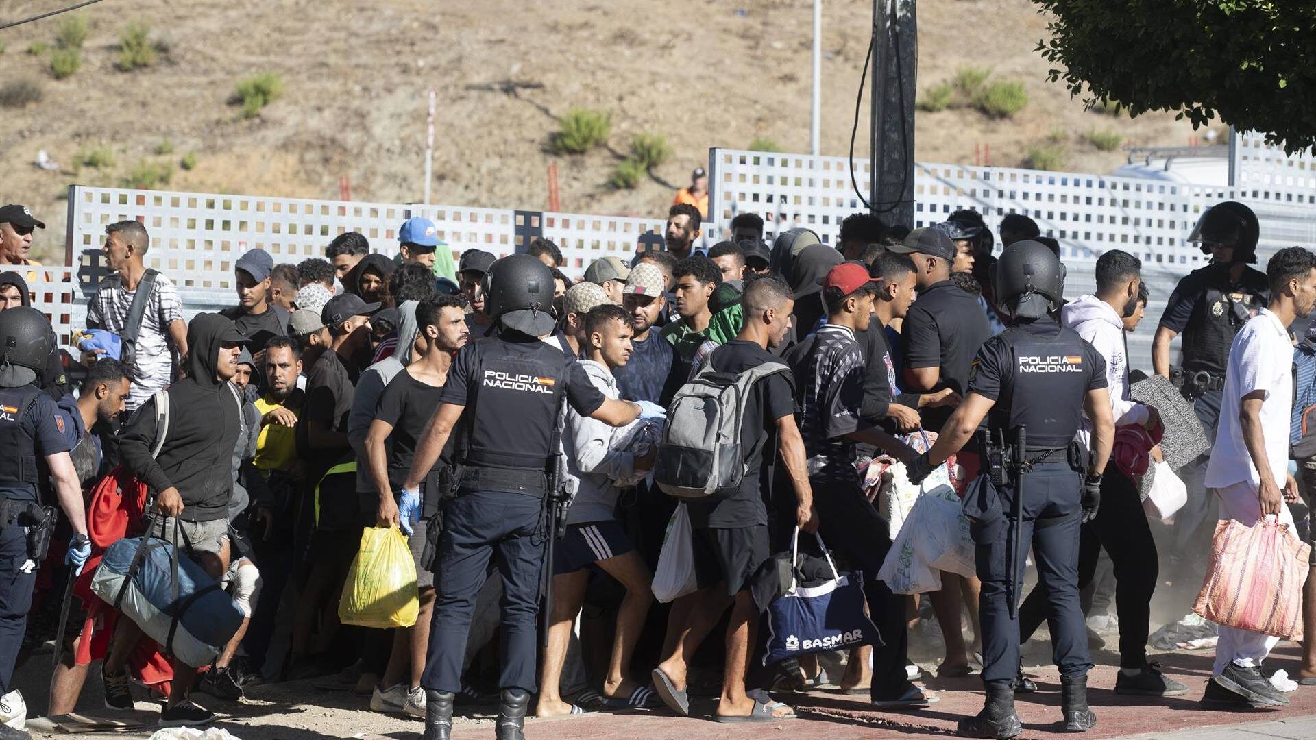 Migrantes en Ceuta