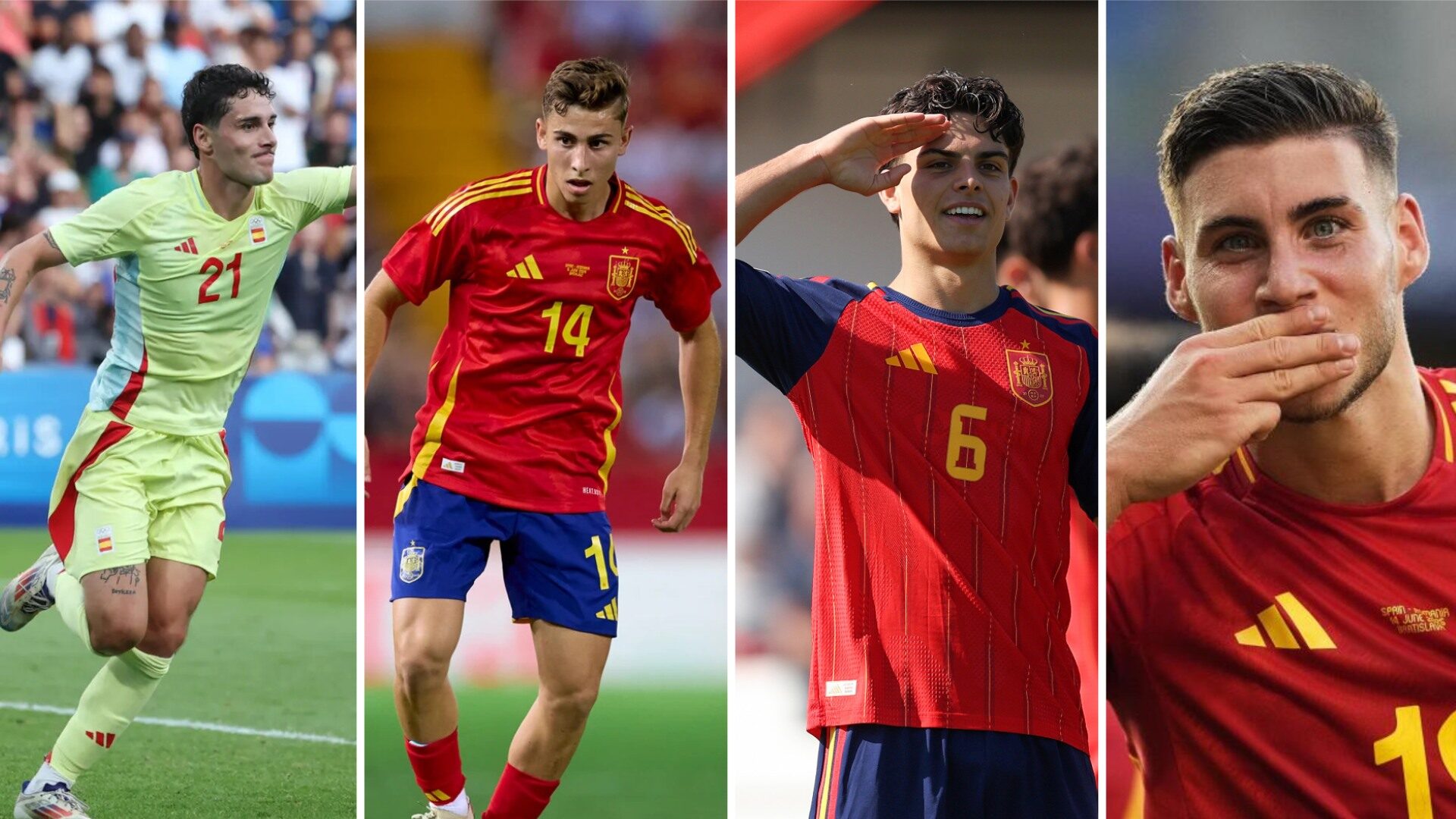 Sergio Camello, Fermín, Xavi Espart y Roberto Fernández.