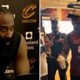 James Harden y Donovan Mitchell cavs