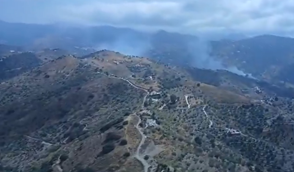 Extinguido el incendio forestal de Sayalonga