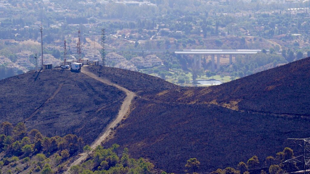 Muere un hombre de 78 años que resultó herido en el incendio de Benahavís