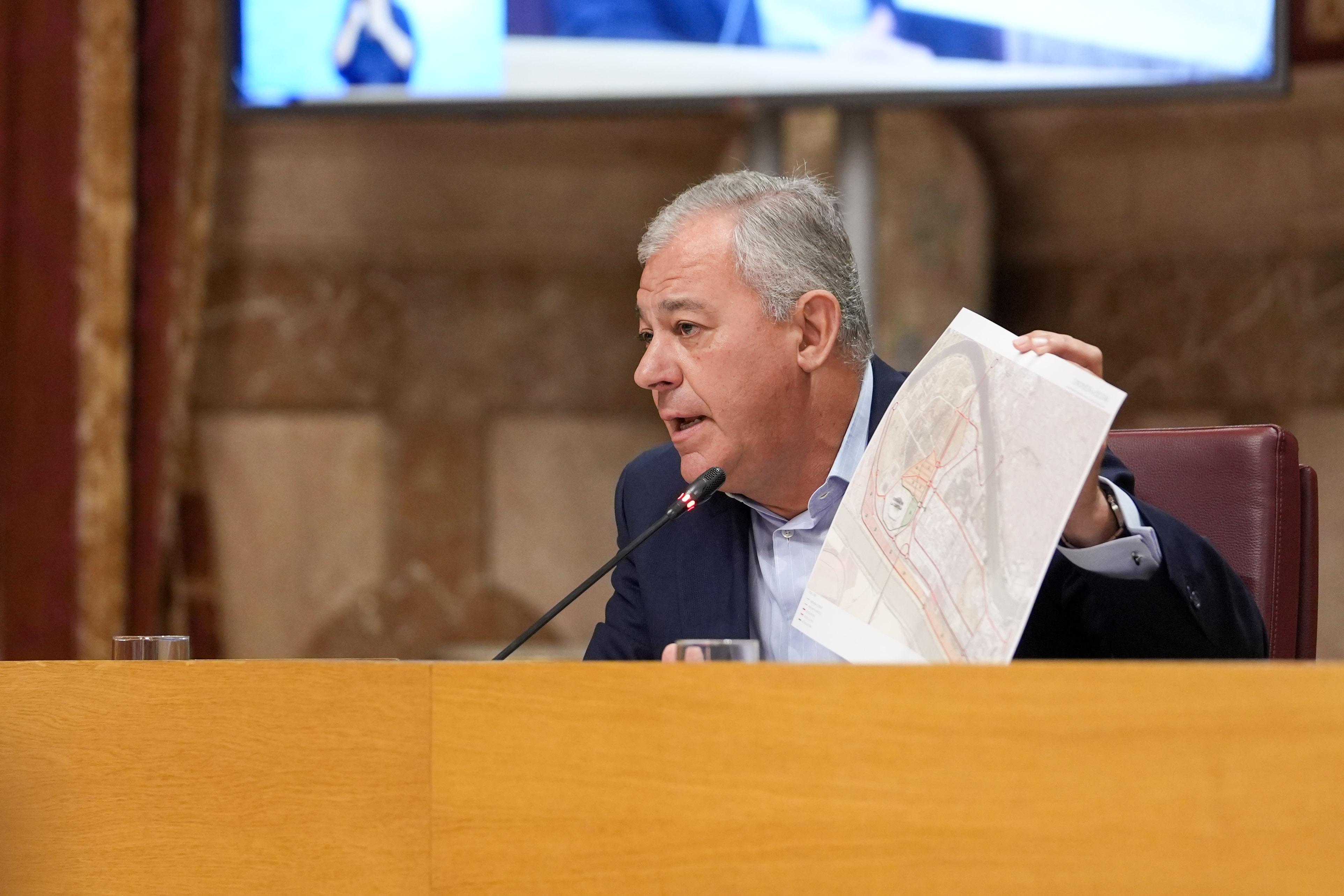 Sanz recuerda al PSOE que decretó una «clausura por ruina técnica» del Estadio de la Cartuja en 2018