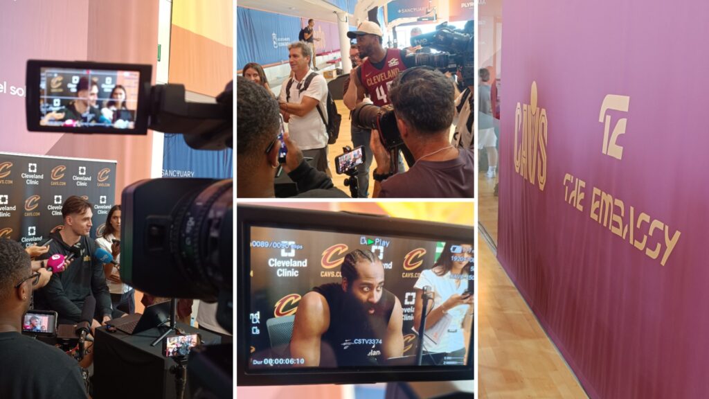 El primer día de los Cavs en Málaga: las estrellas de la NBA ya sienten el calor de la Costa del Sol