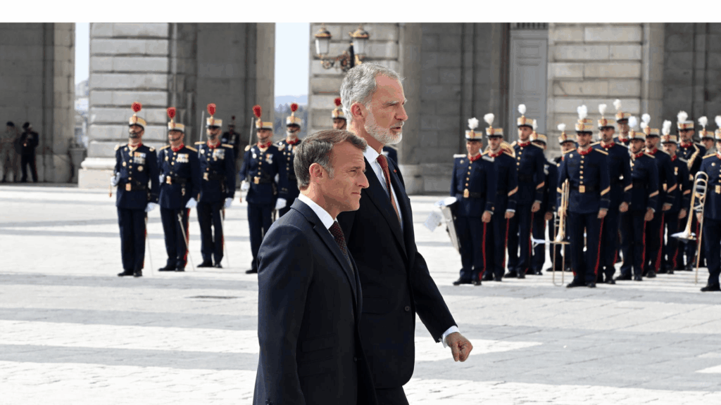 Felipe VI ante Macron tras la crisis de Ceuta: «No podemos afrontar solos una responsabilidad que es de todos»