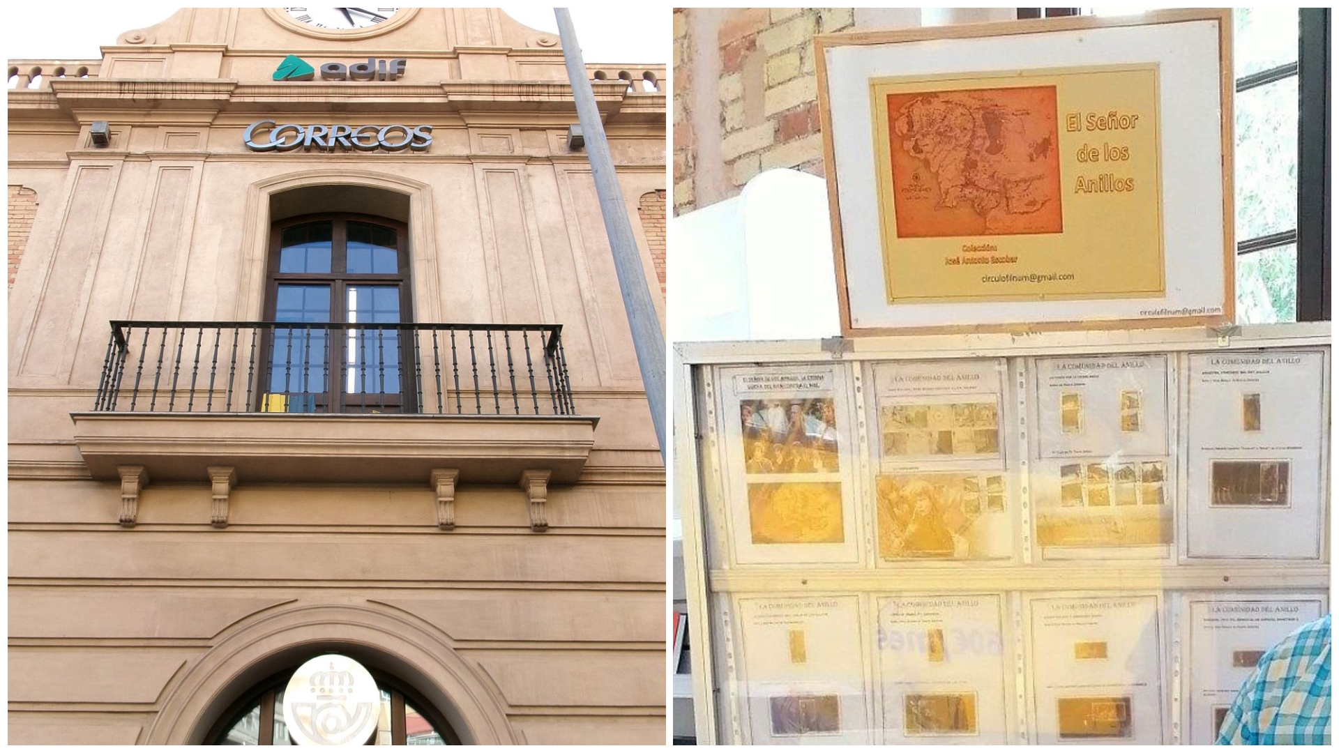 Una exposición en el edificio de Correos de Málaga reúne sellos de ‘El Señor de los Anillos’ y ‘El Hobbit’