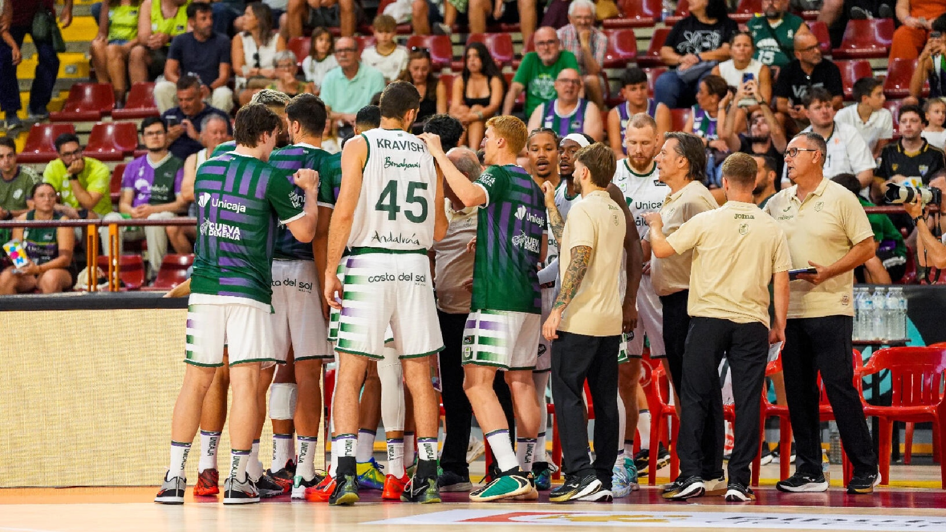 Unicaja afronta un ilusionante debut contra La Laguna Tenerife en el Trofeo Costa del Sol
