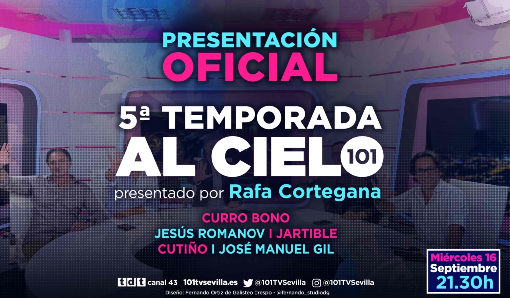 101TV presenta el miércoles, 16 de septiembre, la quinta temporada de ‘Al Cielo’