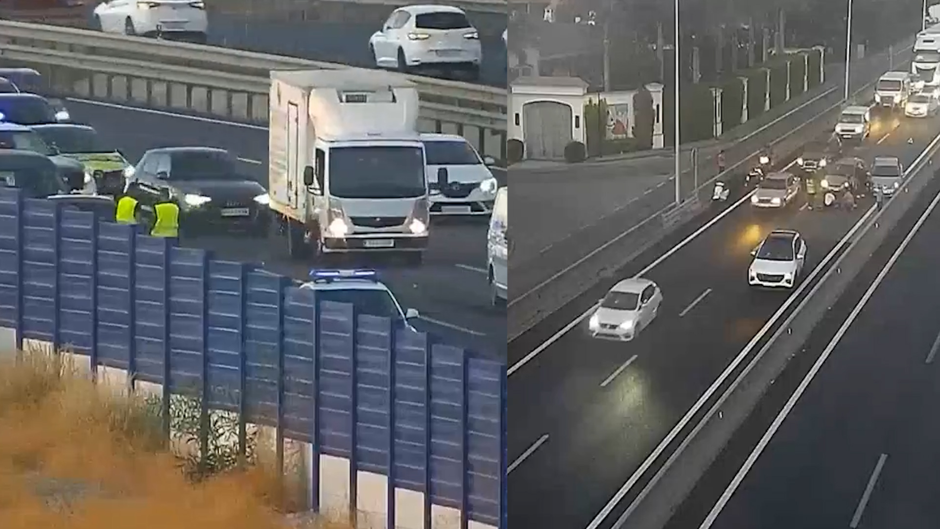 Dos colisiones múltiples causan retenciones de varios kilómetros en la A-7 en Torremolinos y Estepona