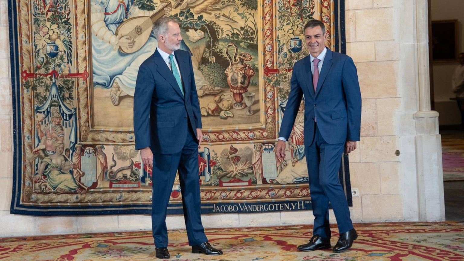 Sánchez se reúne con el Rey horas después de asegurar que Felipe VI ...
