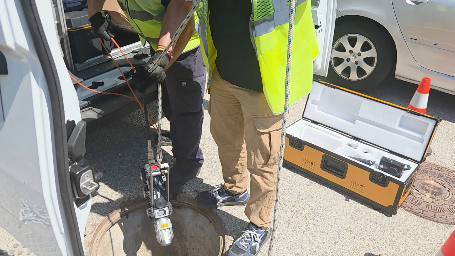 Un robot detecta averías en las redes de saneamiento de la Costa Tropical