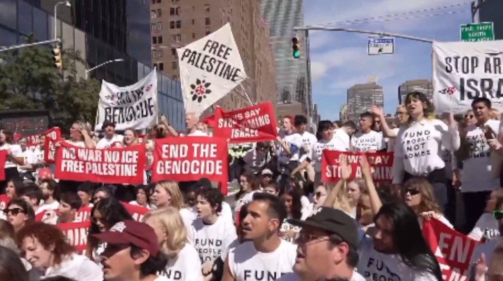 Susan Sarandon, detenida en una protesta en contra de Netanyahu
