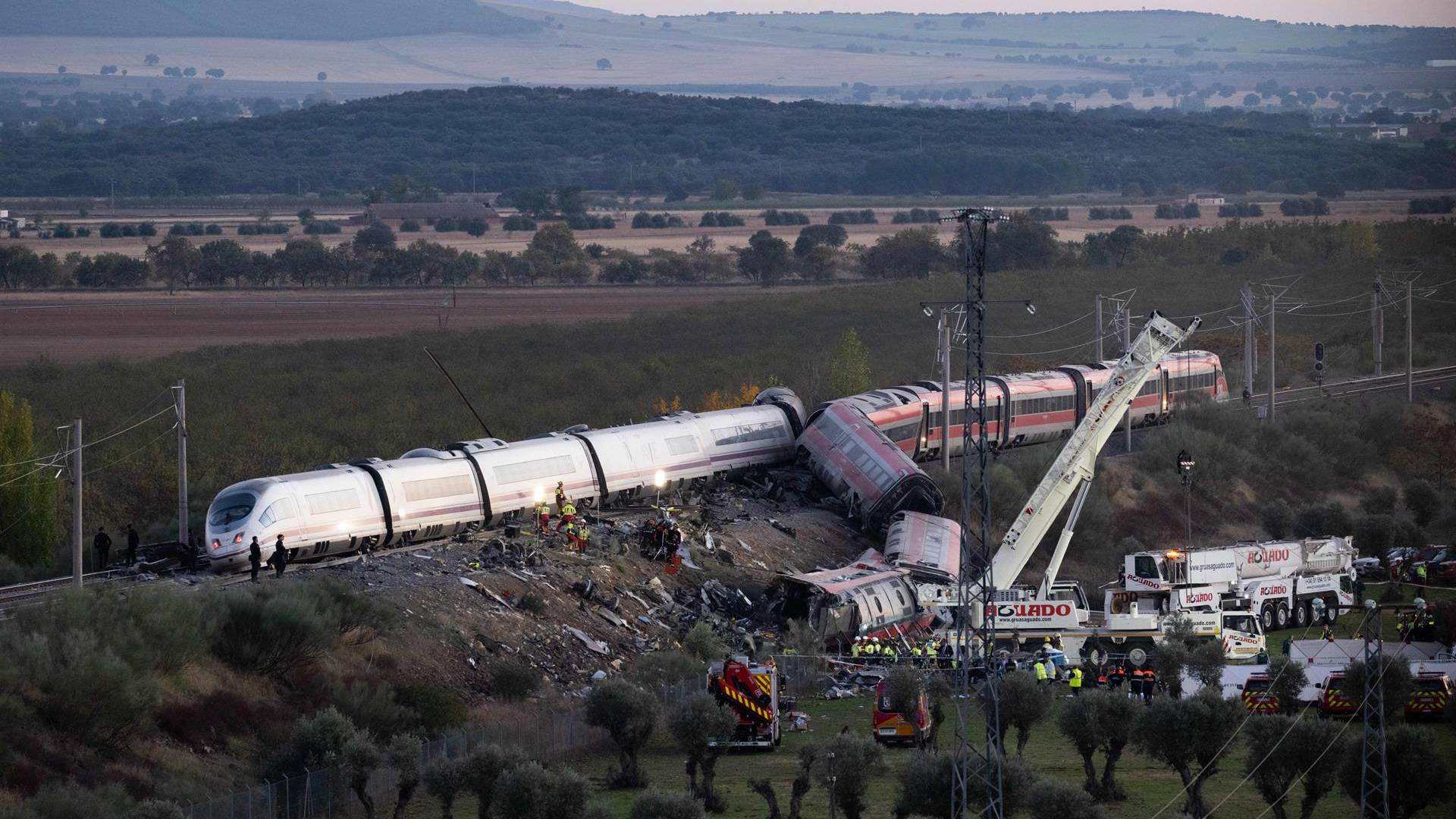 El AVE que chocó contra el Iryo en Urda circulaba entre 160 y 200 kilómetros por hora