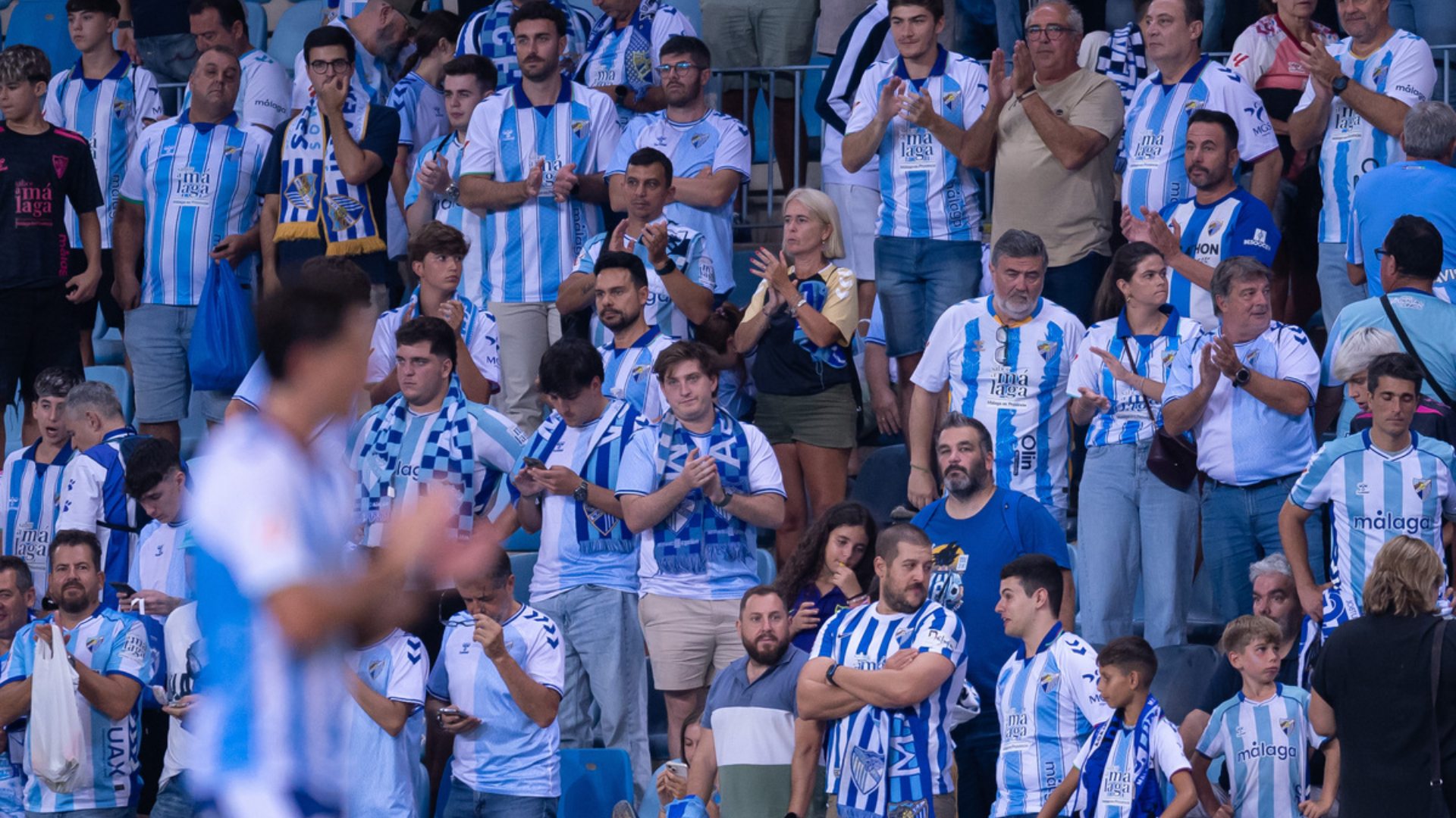 La Rosaleda registra la peor entrada de la temporada con el Málaga-Espanyol