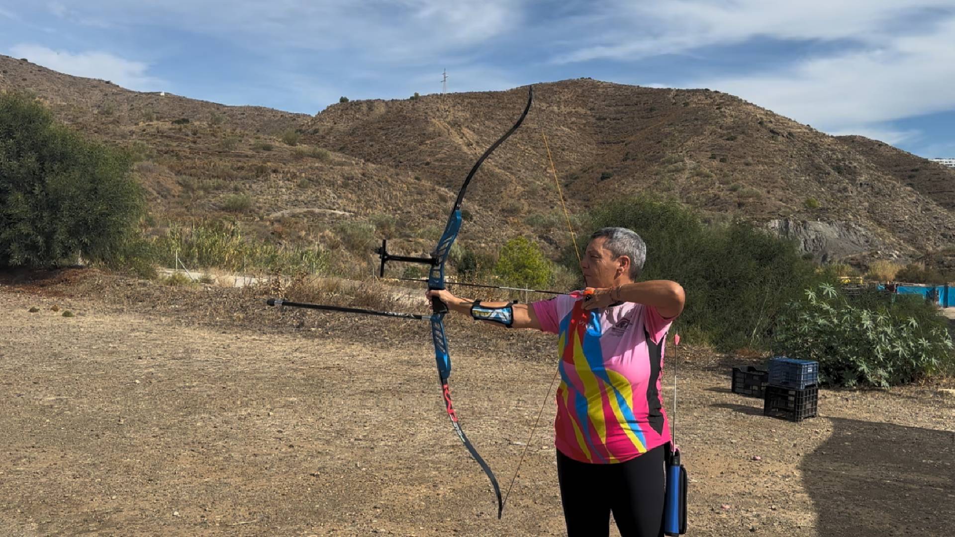 Una flecha contra el cáncer: la malagueña que encontró en el tiro con arco su mejor terapia