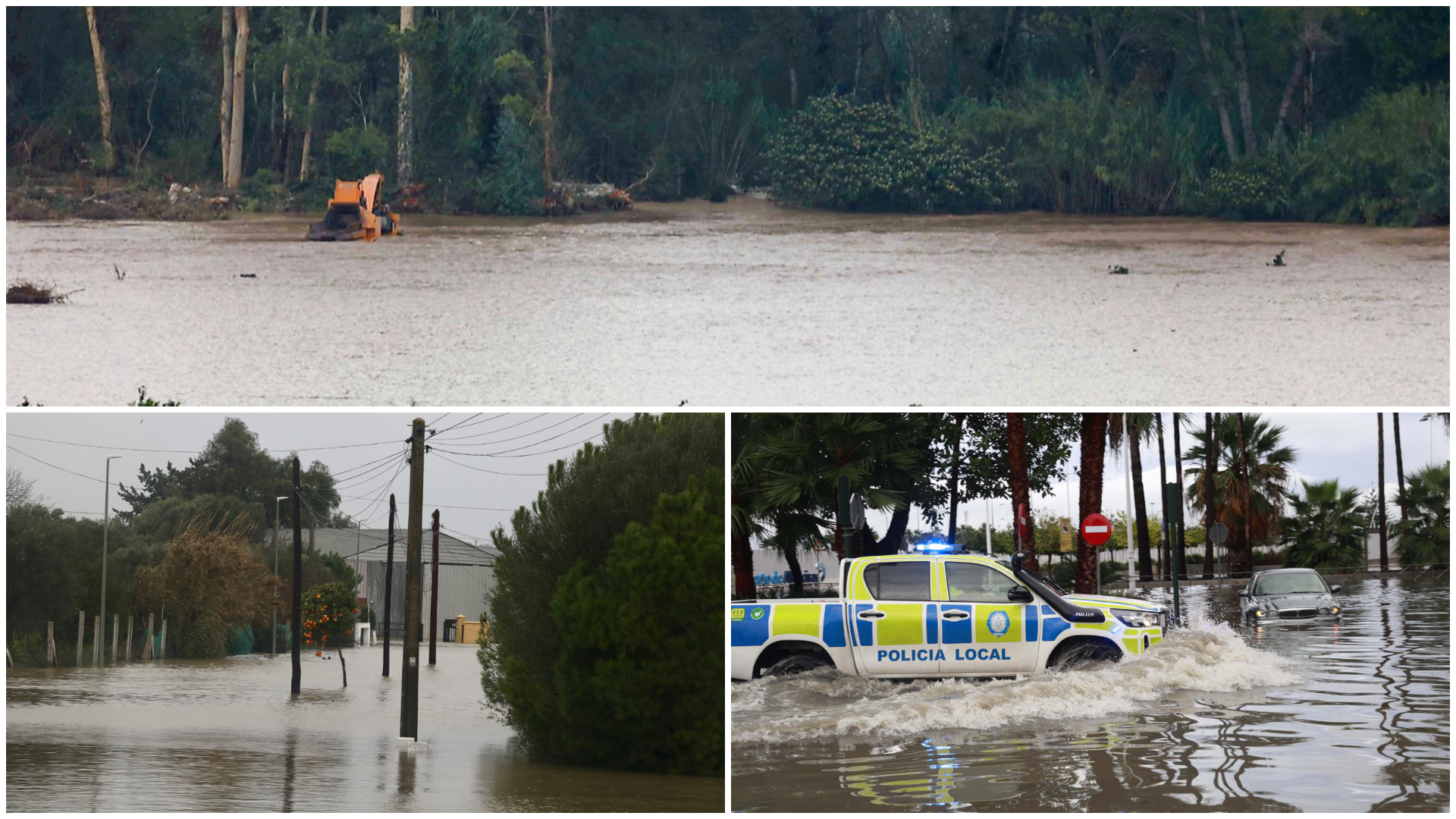 Consecuencias del temporal en Andalucía