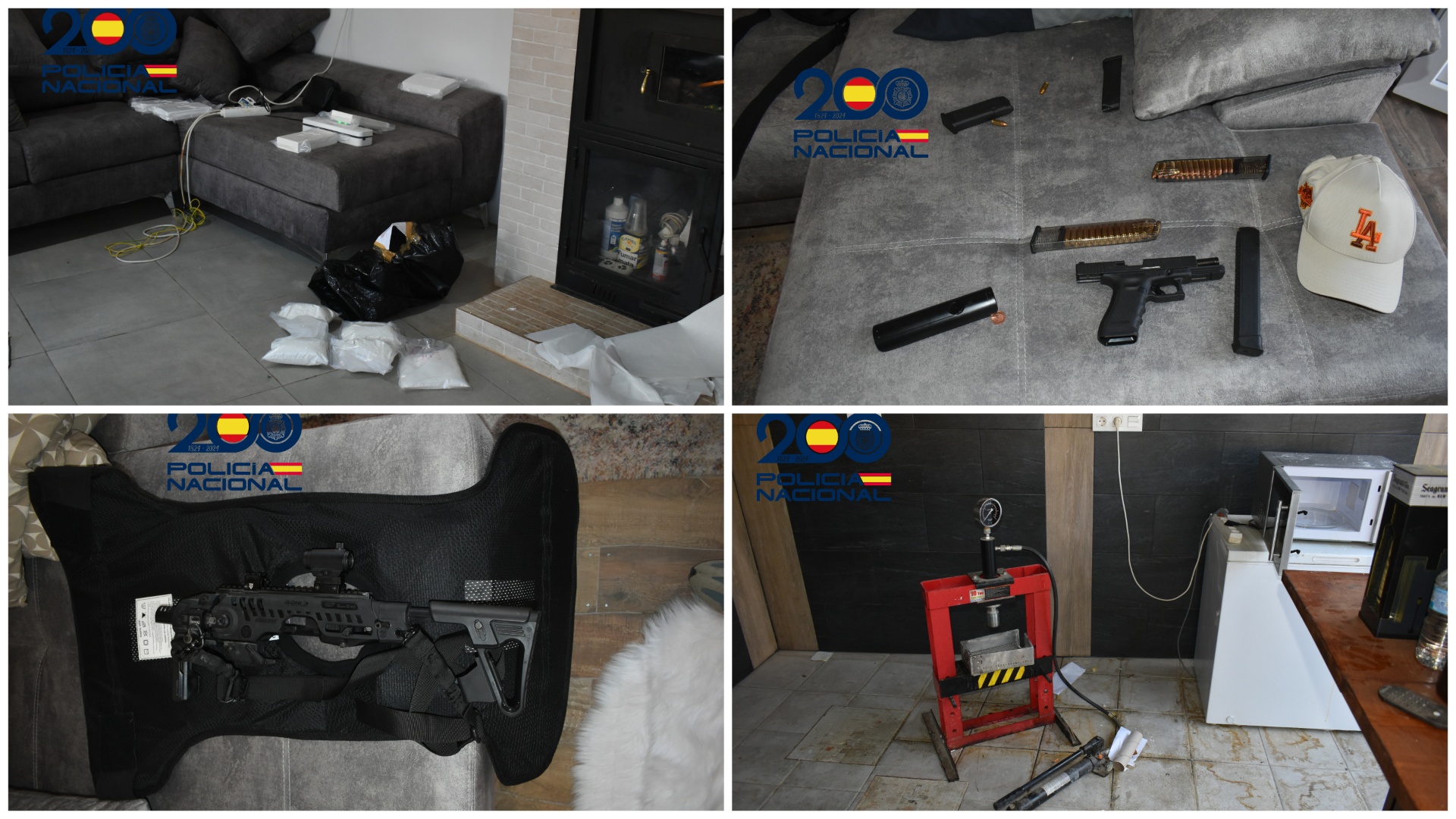 La Policía desmantela en Alhendín un ‘laboratorio’ de cocaína a gran escala