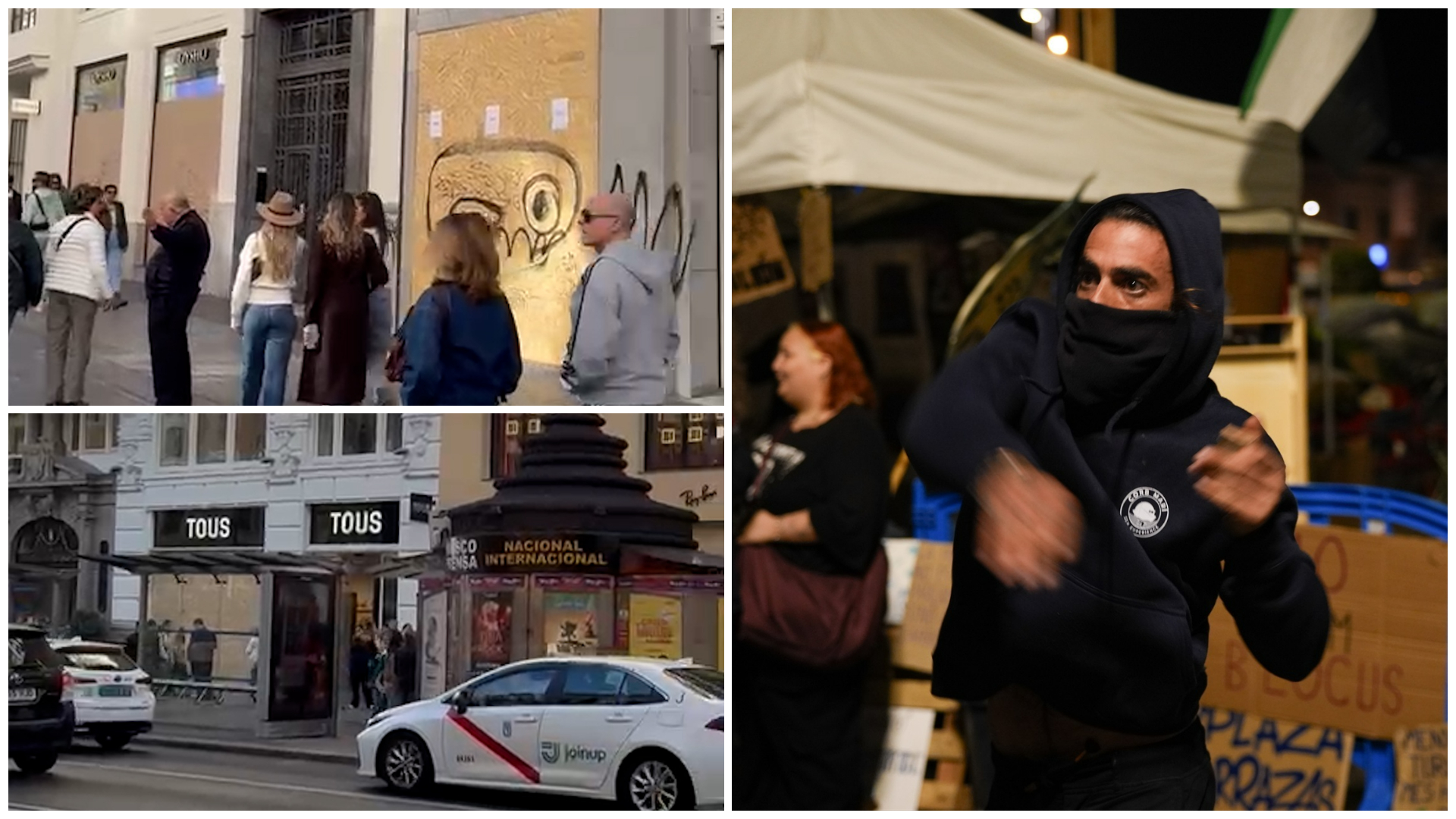 Madrid, Málaga y Sevilla se blindan ante el temor a Blocus y la peor noche de Halloween