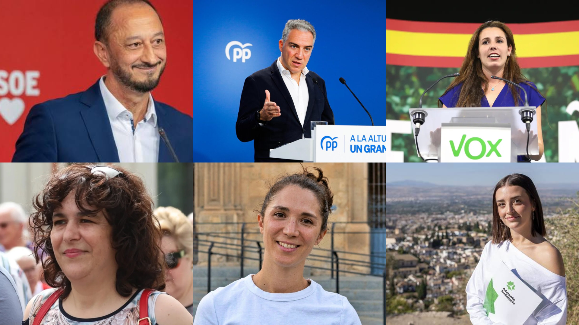 Quién es quién en las listas andaluzas para el 29N: los candidatos al Congreso, provincia a provincia