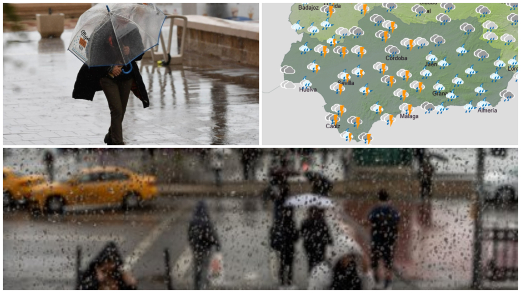Andalucía mira al cielo este fin de semana: tormentas, desplome de temperaturas y serio riesgo de dana