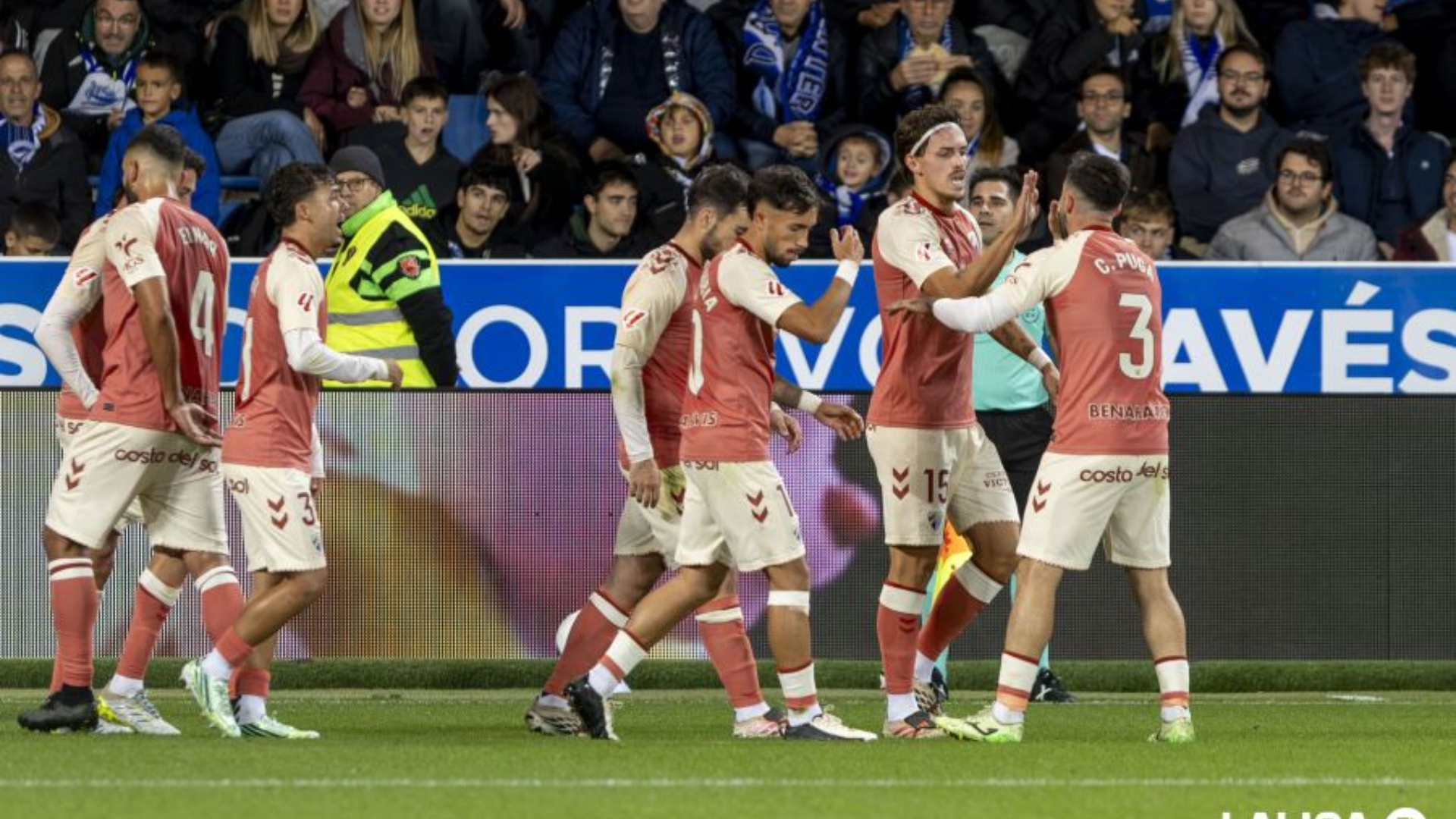Clasificación de Primera División: el empate final mantiene al Málaga como colista de la tabla