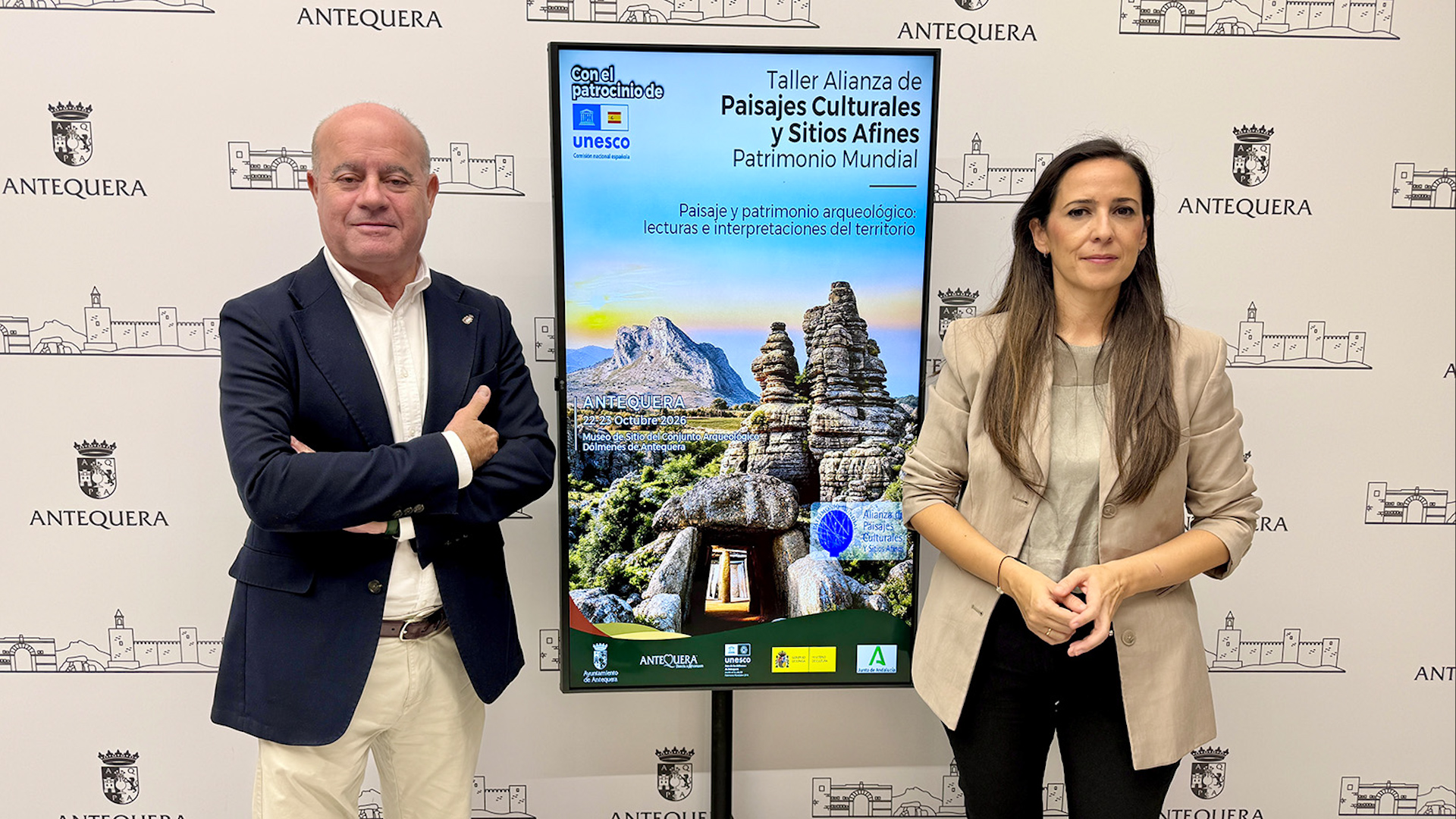 La Alianza de Sitios Patrimonio Mundial analiza en Antequera la relación entre paisaje y patrimonio arqueológico