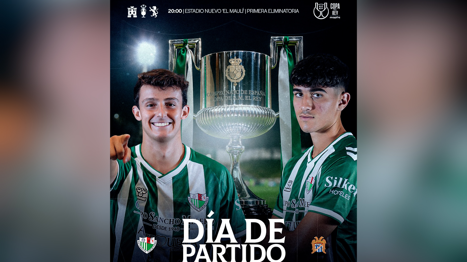 El Antequera CF vuelve a citarse con la Copa del Rey en el Maulí