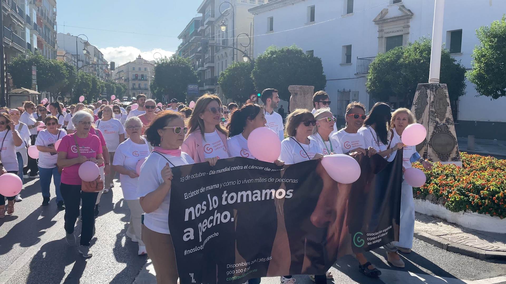 La marea rosa vuelve a las calles de Antequera y su comarca