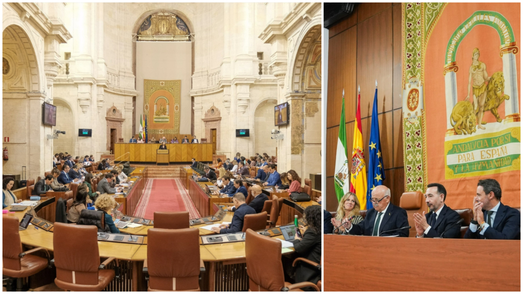 Las sesiones del Parlamento andaluz vuelven al salón habitual tras las obras