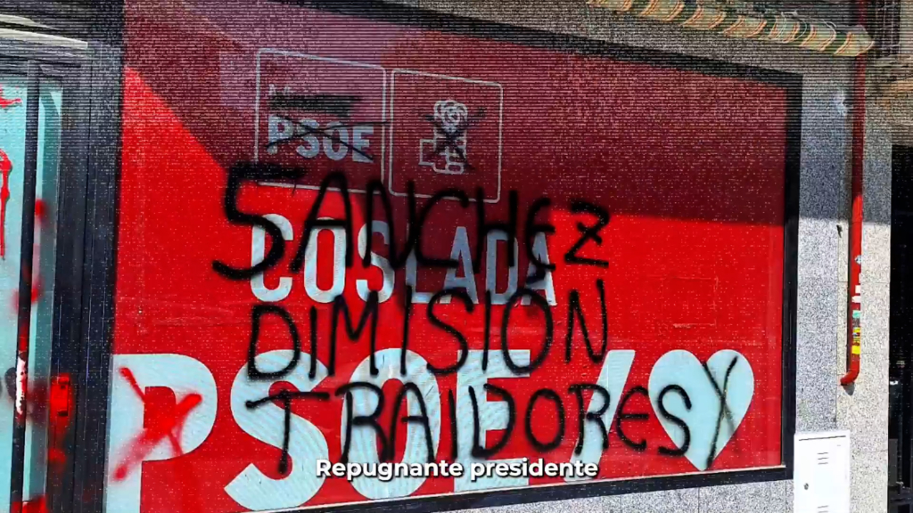 El PSOE arranca su campaña con un vídeo que recopila los insultos a Sánchez