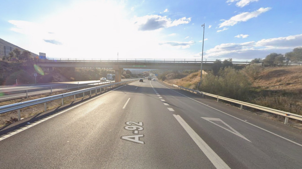 Un fallecido y un herido en un accidente de tráfico en la A-92 a su paso por Osuna