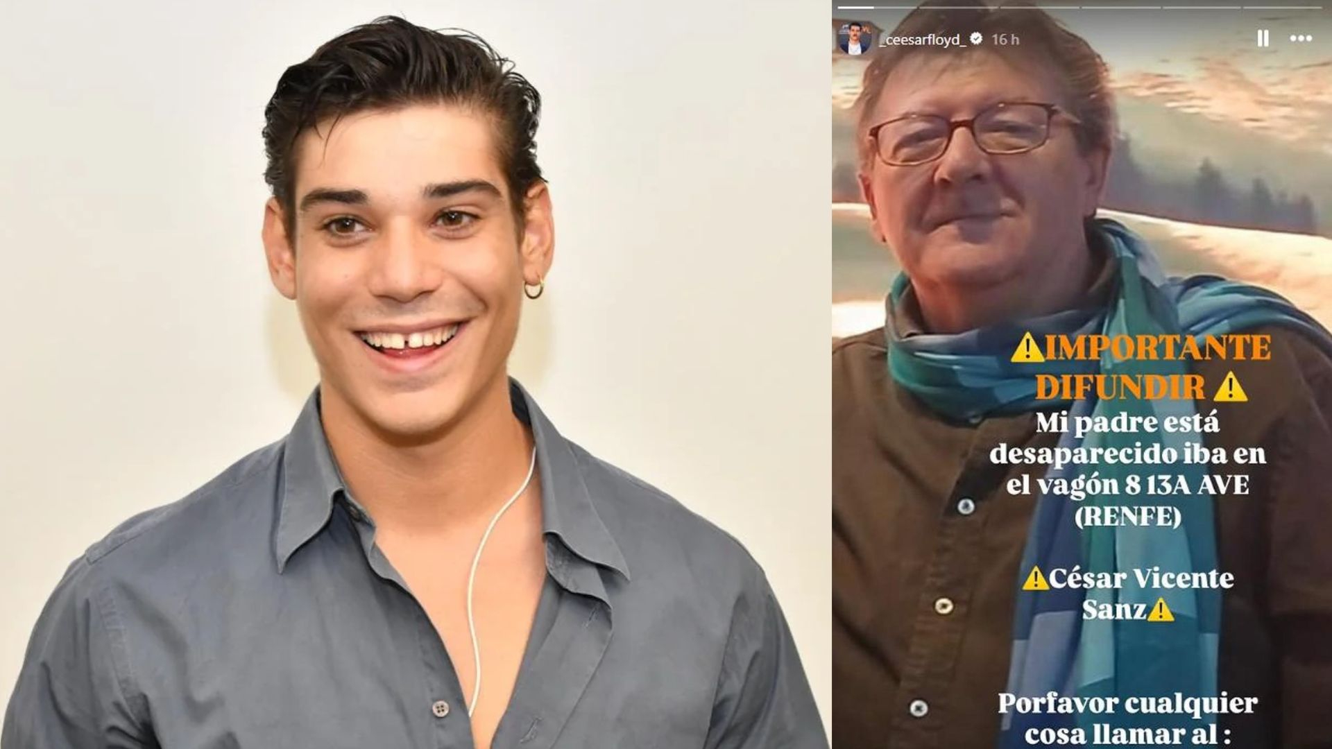 El actor sevillano César Vicente se aferra al Gran Poder mientras busca a su padre desaparecido en Urda