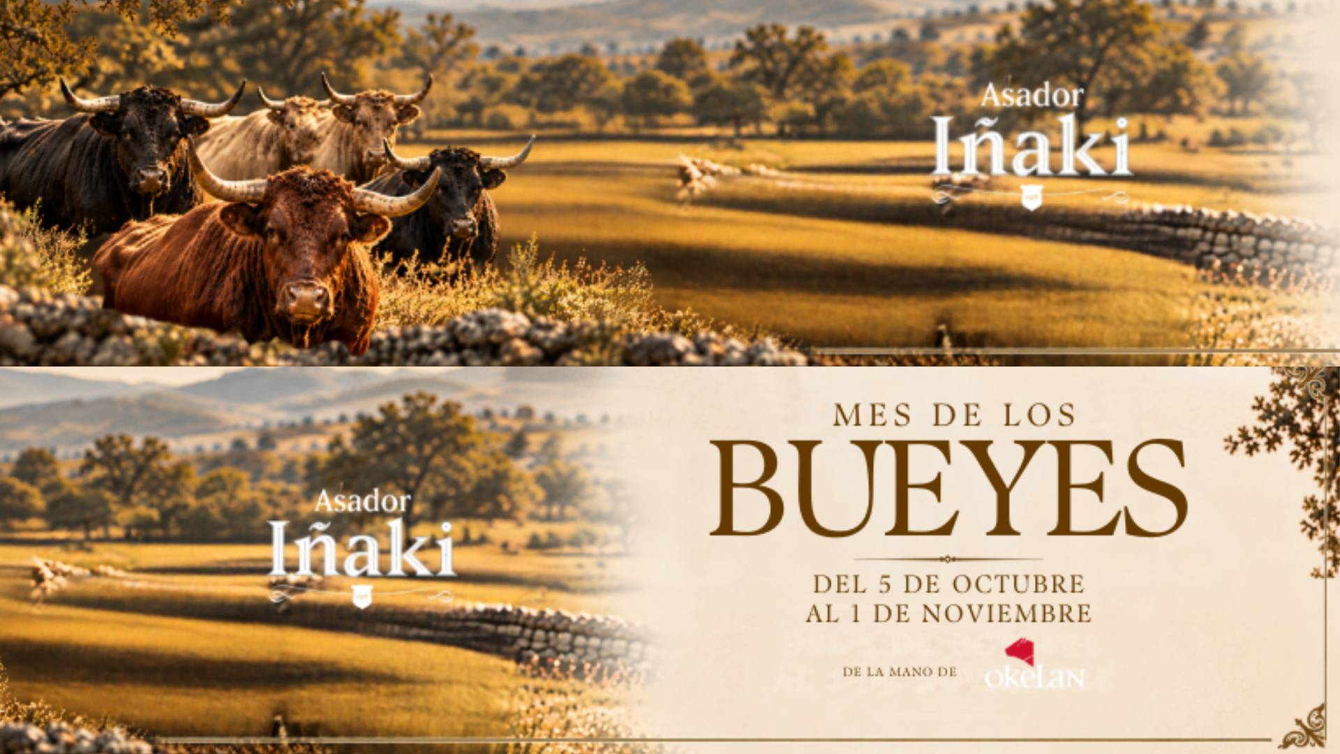Un buey de 12 años y 200 días de maduración: Asador Iñaki dedica octubre a seis razas ibéricas