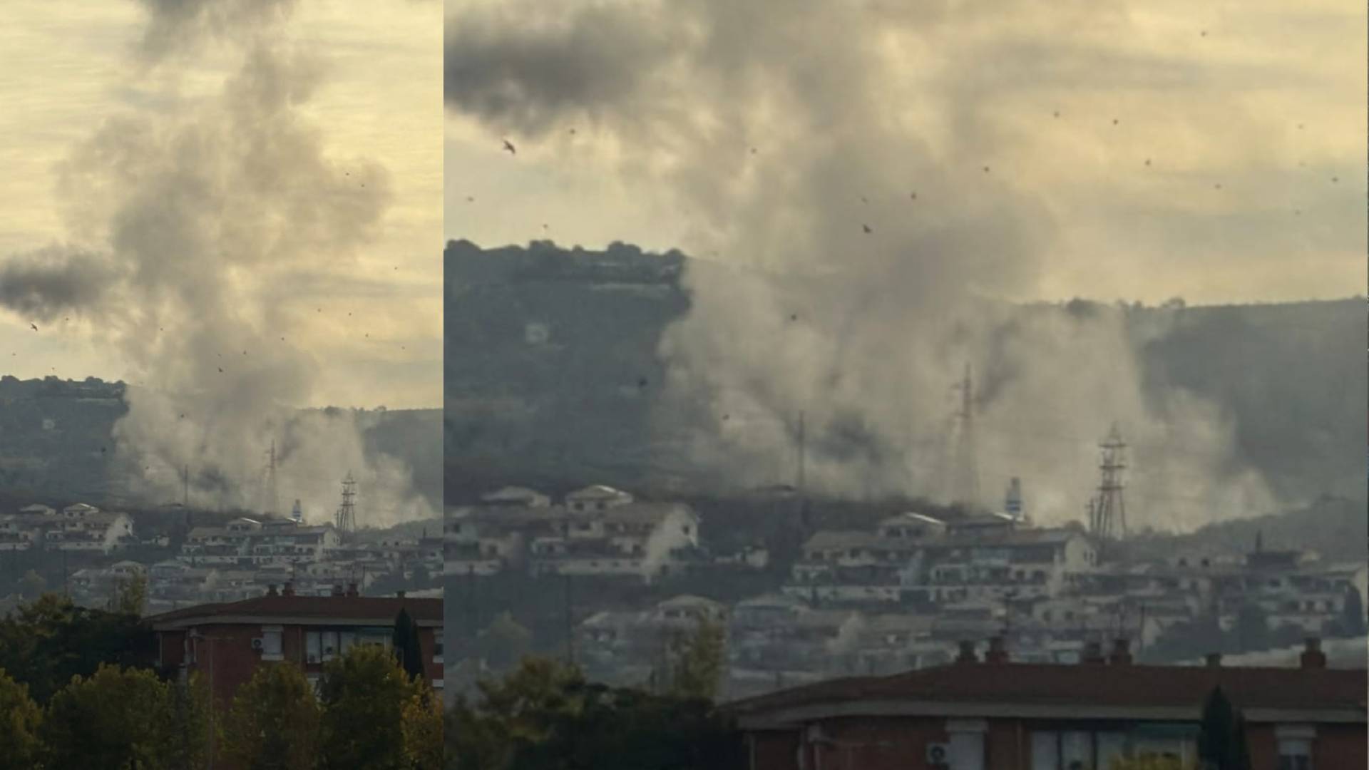 Alarma en Granada por una fuerte explosión en la fábrica de municiones de El Fargue que deja dos heridos leves