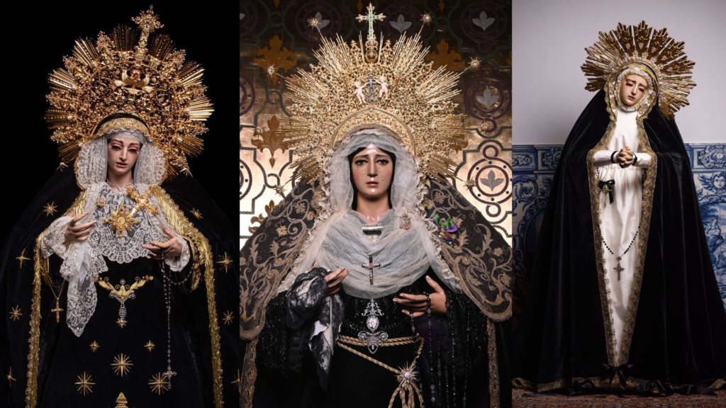 El luto de las dolorosas malagueñas nace en la corte de Felipe II