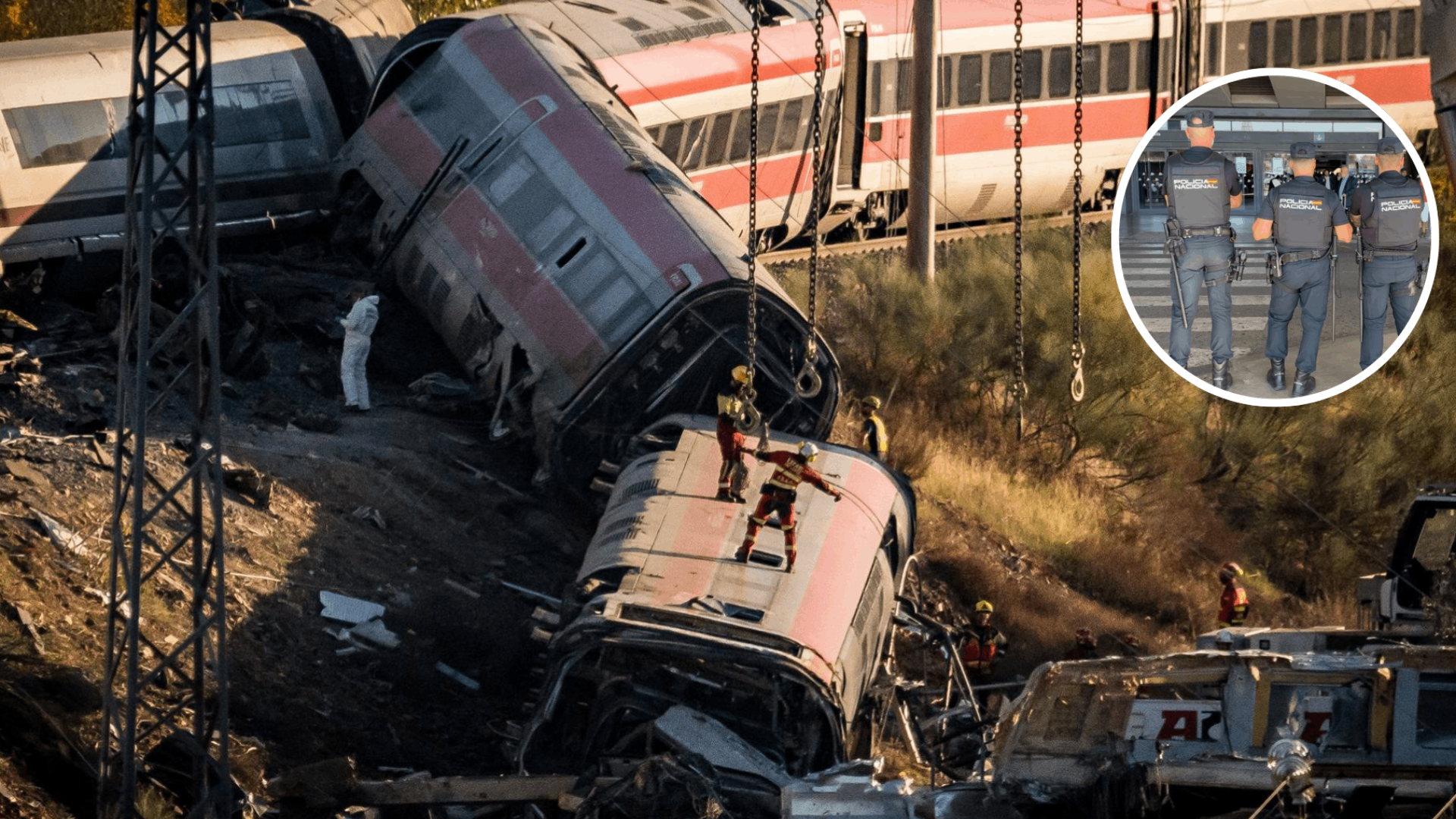 Los tres policías fuera de servicio que auxiliaron a las víctimas del accidente de Urda